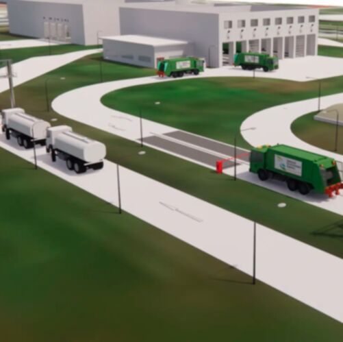 To be co-located with the CWRP, the new facilities will boost Singapore's waste treatment capabilities while harnessing synergies from co-digesting greasy waste, food waste and used water sludge to increase biogas yield. (Source:  Jacobs)