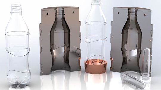 Bottle insert for blow moulding(Source:  Ampco)