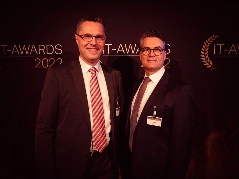Aleks Francuz (rechts) und Jürgen Weiss von VMware. (Bild: krassevideos.de / VIT)