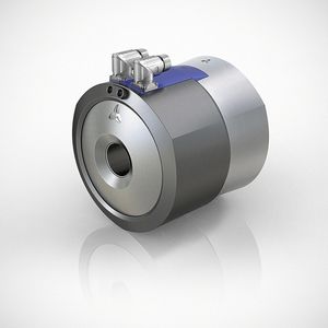 Weltneuheit von Wittenstein auf der Hannover Messe 2015: Das Galaxie-Antriebssystem mit Hohlwelle kommt dank völlig neuartigem Getriebeaufbau erstmals ohne Zahnrad aus.