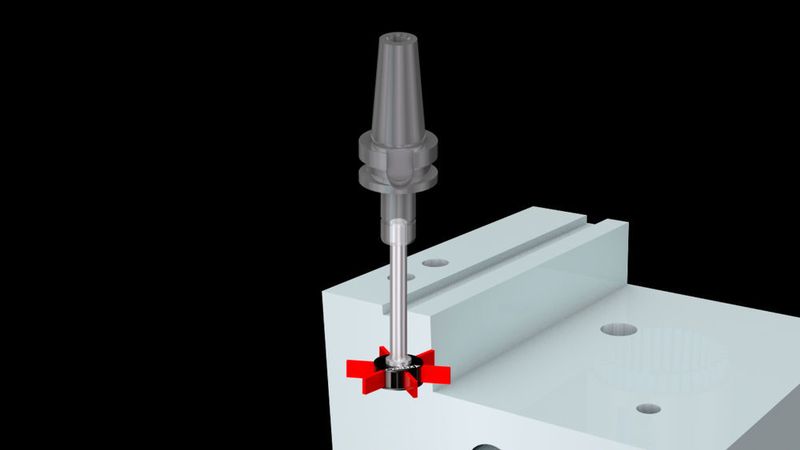 Zum Entgraten/Polieren von seitlichen Flächen und Kanten nach dem Fräsen oder Bohren, zum Entgraten/Polieren von Feingewinden, zum Entgraten/Polieren von Bohrungen ab dem Durchmesser 50 mm dienen die Keramikrundbürsten des Typs Wheel von Kempf Tools. (Kempf Tools)