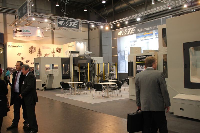 MTE Fräsmaschinen auf der Intec 2015 in Leipzig. (Sonnenberg)