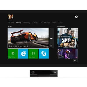 Per Sprachsteuerung kann man zwischen Games, Film- und TV-Inhalten wechseln.