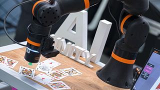 Mit neuen Ausstellern, einer neuen Themenstruktur, einer optimierten Besucherführung, neuen Networking-Formaten und einem konsequenten KI-Fokus wird auf der Hannover Messe deutlich, wie aus den Herausforderungen unserer Zeit konkrete Wettbewerbsvorteile entstehen. (Bild: Deutsche Messe AG)