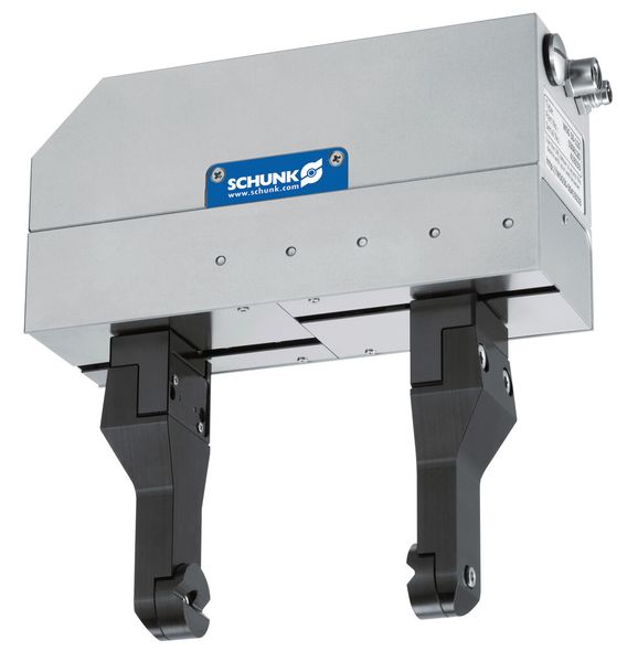 Intelligenz eingebaut: Der WSG 50 ist ein mechatronischer Hightech-Greifer, dennoch vergleichsweise einfach zu bedienen. (Bild: Schunk)