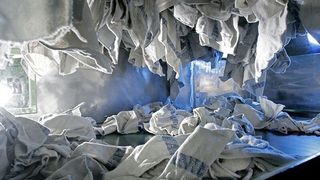 Les tissus de nettoyage sont lavés jusqu’à 50 fois et peuvent ainsi être réutilisés. (Image:MEWA)