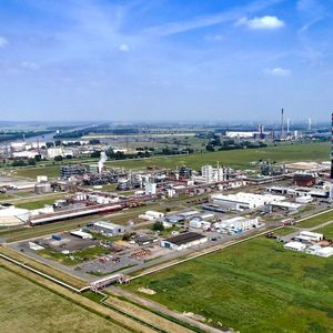 Der Standort von Covestro in Brunsbüttel.(Bild:  Covestro)