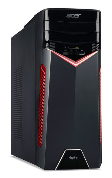 Der Tower-PC Aspire GX soll mit seiner Nvidia Geforce GTX 1060 genug Leistung für Spiele mit VR-Brille liefern. (Acer)