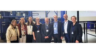 V.l.n.r.: Sofija Kovacic, Valerie Bahr, Eva Kopf, Maëva Pratlong, Carlo Burkhardt, Jonathan Loeffler, Nelson Brito, Charlotte Schlicke (Bild: Steinbeis Europa Zentrum)