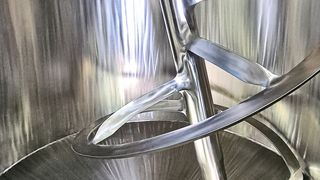 Mischraum und Mischwerk des Gyraton-Mischers (Bild: Amixon)