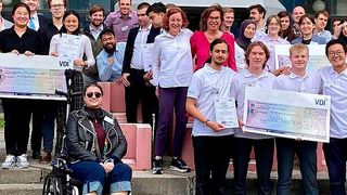 Gruppenfoto der Teilnehmenden des VDI-Chemplant Wettbewerb (Bild: VDI)