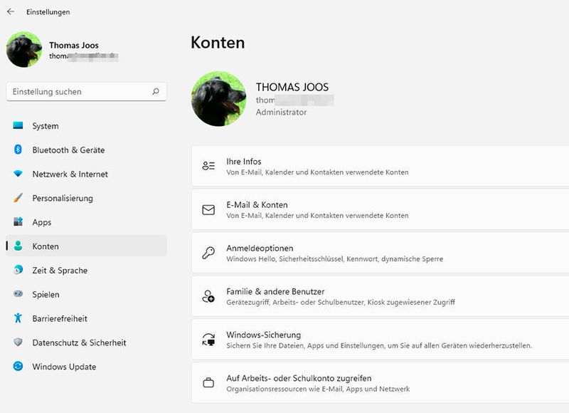 Microsoft-365-Konten lassen sich auch bei der Anmeldung mit einem Microsoft-Konto nutzen. (Joos)