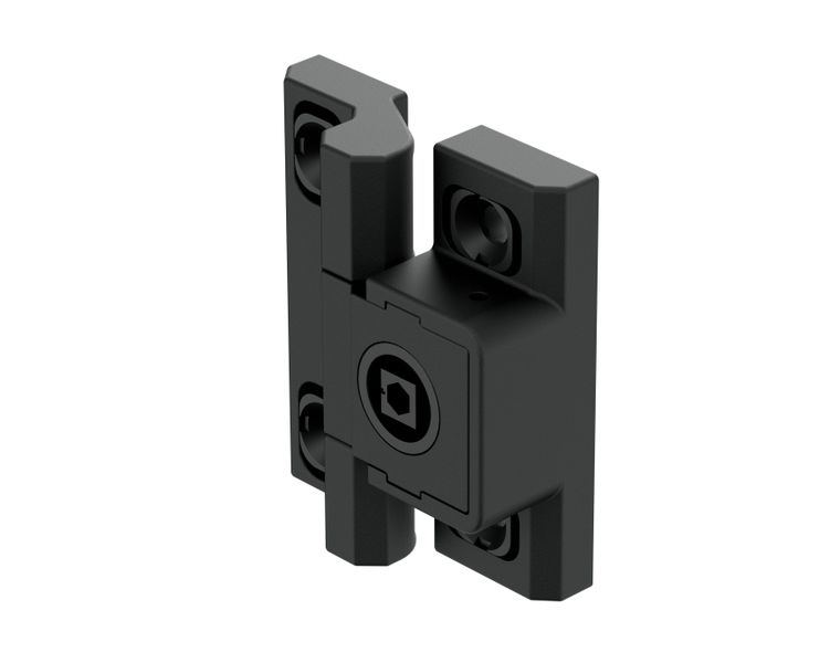 Das HVAC Verschlussscharnier mit Druckentlastung ermöglicht einen kontrollierten Druckausgleich und eine sichere Entlastung. (Bild: Dirak GmbH)