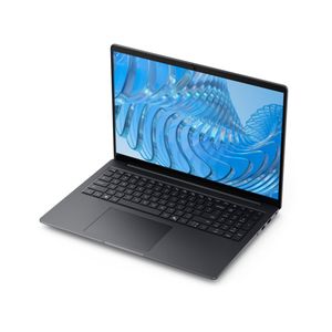 Das Dell Pro 5 kommt als 14-Zoll- oder, wie hier zu sehen, als 16-Zoll-Gerät auf den Markt. Die Vielzahl der Konfigurationen umfasst auch OLED-Panels und als Prozessor den Intel Core Ultra X7 368H vPro mit integrierter schneller Arc-B390-GPU.(Bild:  Dell Technologies)