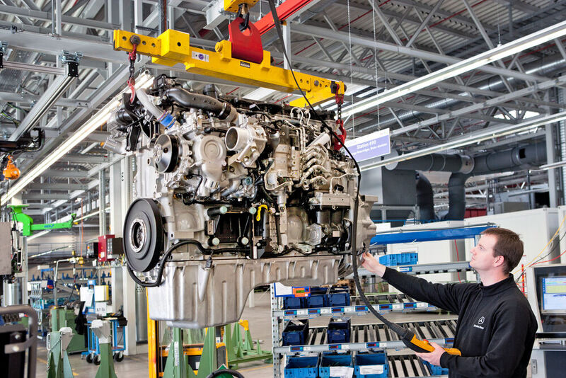 Im Mannheimer Daimler-Werk soll künftig ein anderer mittelschwere Motoren herstellen: der US-Motorenbauer Cummins.