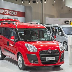 Bei einer Messe wie der IAA darf der Doblò am Stand von Fiat Professional nicht fehlen.