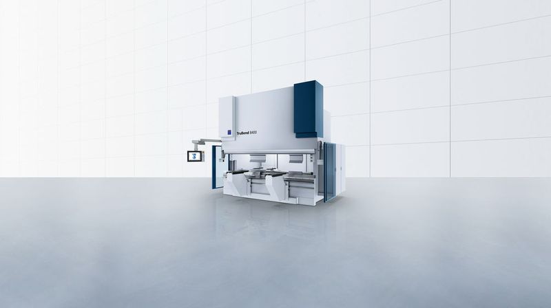 Besonderheit der «TruBend»-Serie 8000: Die Bombierkurve lässt sich alle 250 Millimeter punktuell anpassen. (Bild: Trumpf)