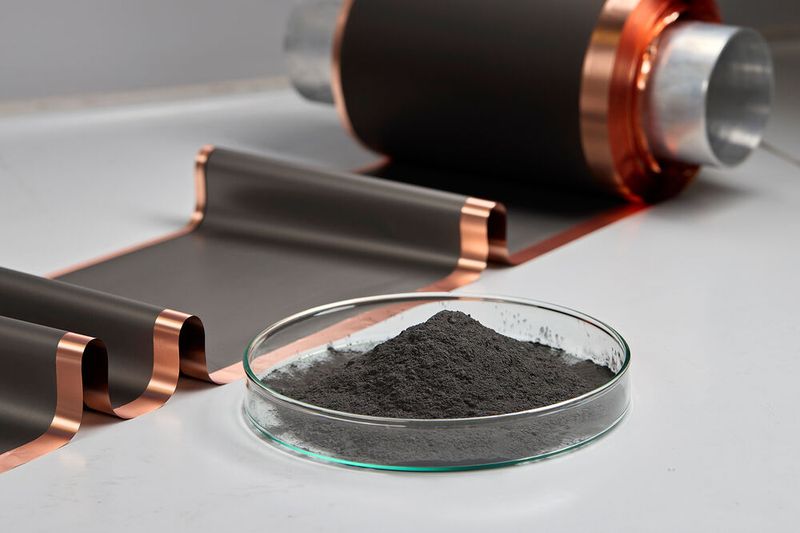 Mit der neuen Trockentransfertechnologie Drytraec werden Elektroden von Energiespeicherzellen mit einem trockenen Film statt mit flüssigen Chemikalien beschichtet. (Bild: Fraunhofer/Piotr Banczerows)