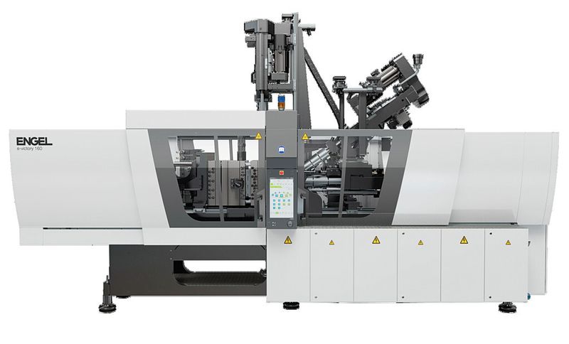 Die Dreikomponenten-Spritzgießmaschine Engel e-Victory 160 combi: Sie ermöglicht validierte Prozesse in Reinräumen der Klassen ISO 7 und ISO 8. (Bild: Engel Austria)