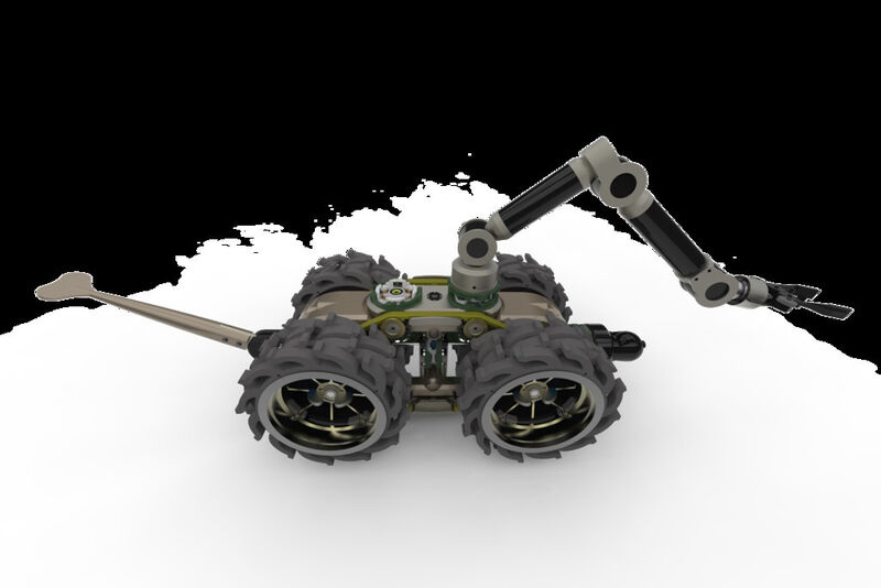 Das Bild zeigt den modularen Roboter Armourdillo von Robosynthesis Ltd. – komplett in Solid Edge entwickelt. (Bild: Siemens PLM Software)