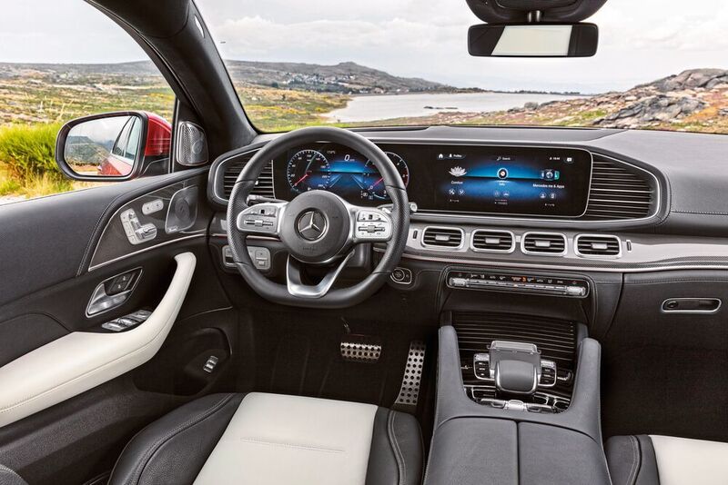 An Bord ist das MBUX Infotainmentsystem mit dem Widescreen-Display. (Daimler)