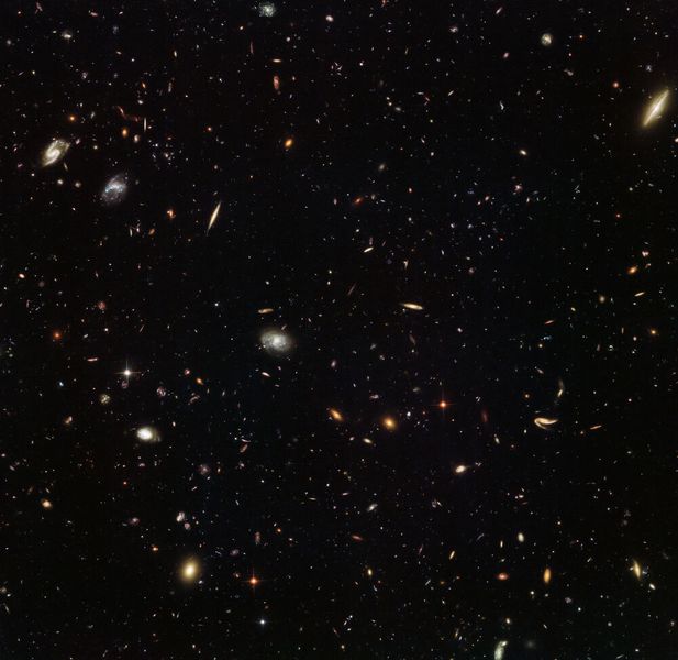Hubble schuf mit wochenlangen Langzeitbelichtungen die berühmten Deep Field-Aufnahmen. ( ESA/Hubble & NASA)