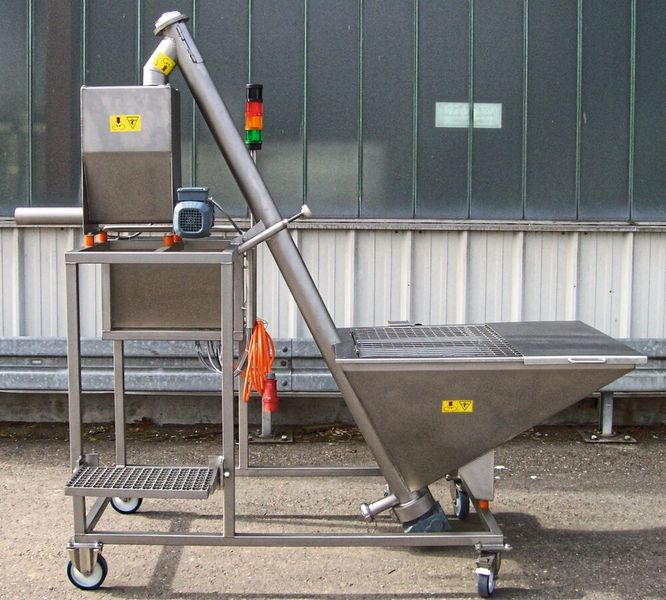 Robuste Förderschnecken aus Edelstahl von EAP Lachnit übernehmen Transport und Dosierung in der Lebensmittel-, Chemie- und Pharmaproduktion (Bild: EAP Lachnit)