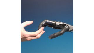 The Shadow Robot Dexterous Hand is comparable to a human hand, reproducing all of its degrees of freedom. (Shadow Robot Company)