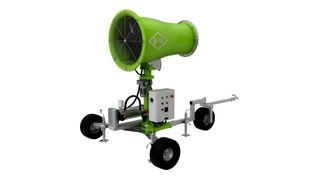 An allen Sprühkanonen ist eine Drehvorrichtung bis 350° serienmäßig. (Bild: B+W)