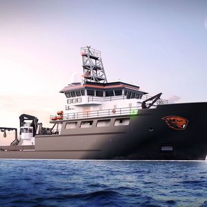 Das Forschungsschiff RCRV wird zur Erforschung und Beobachtung des Ökosystems an der Meeresküste eingesetzt und soll die Meereskunde an der Küste fördern und voranbringen. 