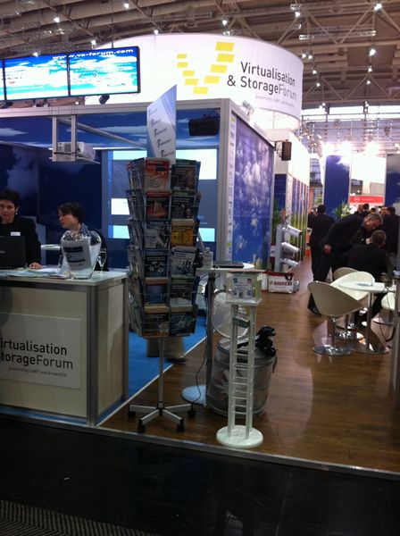 Vogel IT-Medien war am Stand von Arrow ECS Mitaussteller  (Bild: ih)