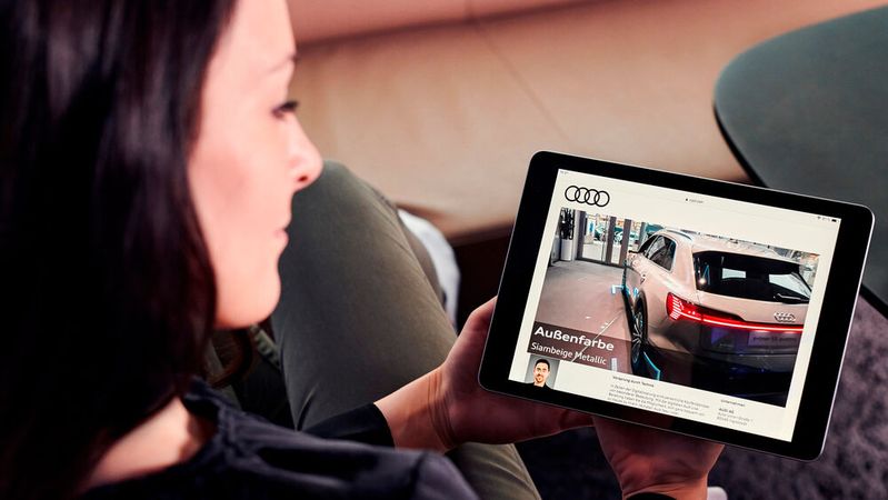 Audi hatte während des Corona-Lockdowns regelmäßig auf die eigene Digitalisierungs-Offensive hingewiesen.(Bild:  Audi)