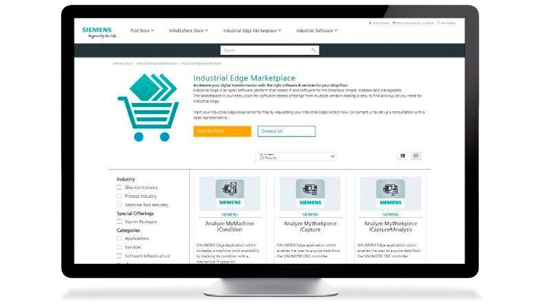 Nicht nur Siemens-Apps sind im Industrial Edge Marketplace verfügbar. Das Unternehmen will das Angebot Schritt für Schritt ausbauen. (Bild:  Siemens)