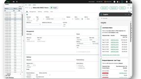 Der neue Sage Copilot in der ERP-Lösung X3 gibt Anwendern kontextbezogene Einblicke, wie hier zu Vertriebskennzahlen. (Bild: Sage)