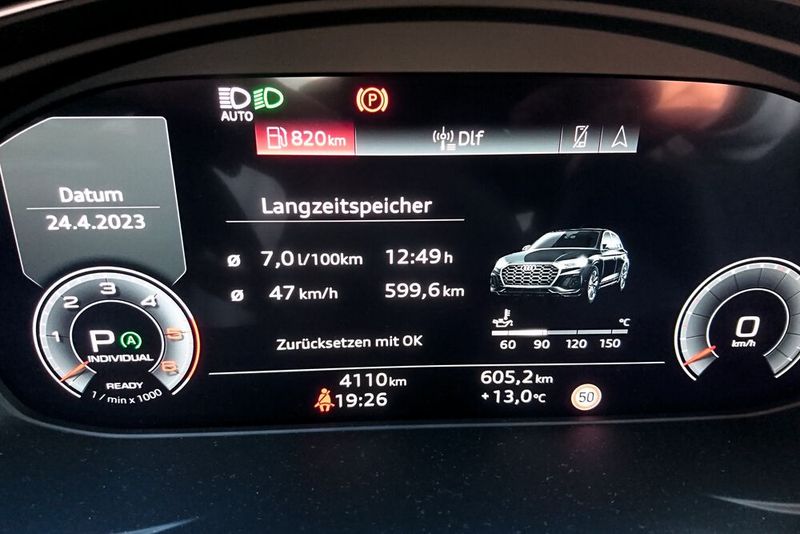 Während unseres Tests pendelte sich der Verbrauch bei 7 Liter pro 100 Kilometer ein. (Bild: Sven Prawitz/Vogel Communications Group)