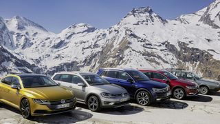 35 Jahre Allradantrieb: Volkswagen Arteon, Golf Alltrack, Tiguan R-Line und Passat Alltrack (Volkswagen)