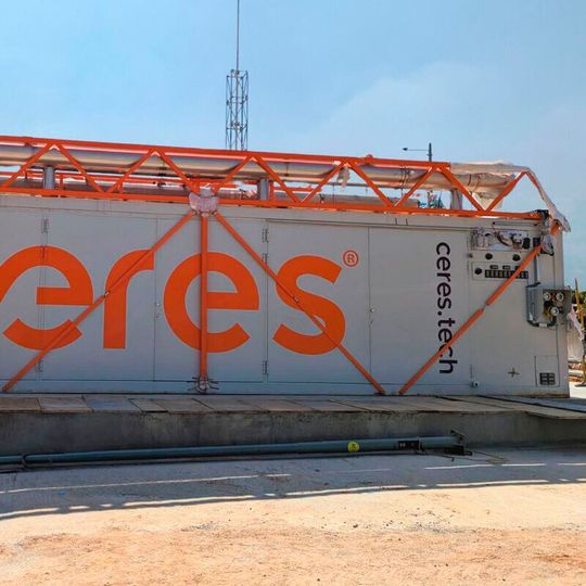 Ceres-Container in der Forschungs- und Entwicklungseinrichtung von Shell in Bangalore(Bild:  Business Wire)