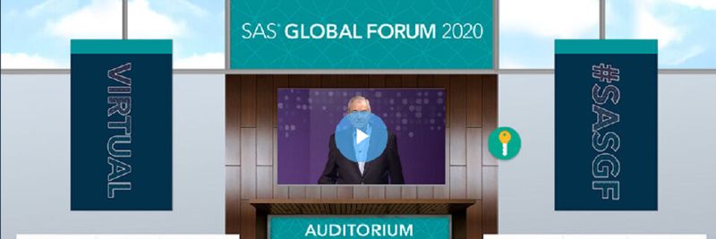 Der Analytics-Experte SAS hat mit einem Paukenschlag sein Virtual SAS Global Forum 2020 eröffnet. (Bild:  SAS)