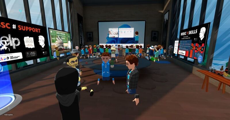 In der Breakout-Session war Zeit für virtuelles Socializing. (Sven Langenfeld)