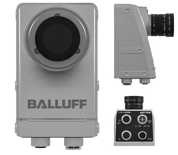 Die einfach bedienbare BVS Smart Camera verfügt über zahlreiche Kommunikationsschnittstellen. (Bild: Balluff)