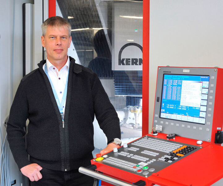 René Hamisch, Leiter des Etkon-Fräszentrums in Markkleeberg: „Wir brauchen nicht nur einen Lieferanten, wir brauchen einen Partner.“ (Kern Microtechnik)