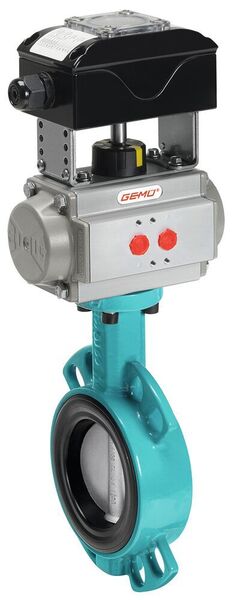 The Gemü LSC electrical position indicator is fitted to the Gemü 481 Victoria butterfly valve.  (Gemü Group)