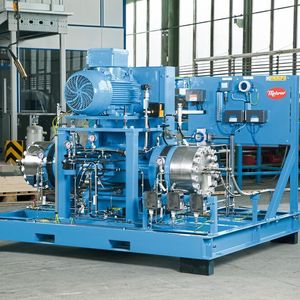 Die Metallmembrankompressoren können laut Hersteller leckagefrei in einem Hochdruckbereich bis 1.000 bar eingesetzt werden und verdichten ölfrei, wodurch keine Verunreinigungen der geförderten Gase entstehen.