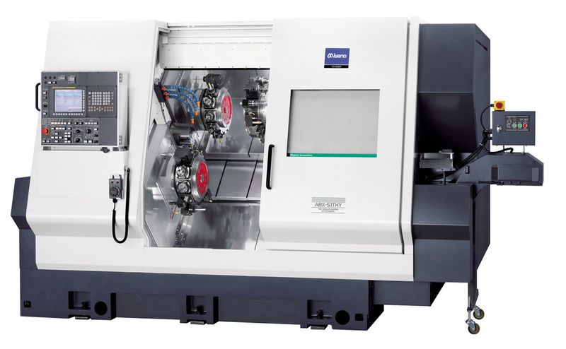 Die Stealth-Ultima-Technik in den Miyano CNC-Kurzdrehautomaten der ABX-THY (im Bild) und -SSY Baureihen von Citizen sorgt direkt in der Maschine für stets konstante Bearbeitungstemperaturen. (Bild: Citizen Machinery)