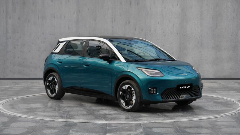 Eine abgewandelte Variante des GAC Aion UT wird von JD.com für umgerechnet 6.100 Euro verkauft.(Bild:  GAC)