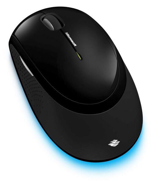 Wie bei der Mobile Mouse 6000 setzt Microsoft bei der Wireless Mouse 5000 auf die Blue-Track-Technik für eine präzise Oberflächenabtastung. (Archiv: Vogel Business Media)