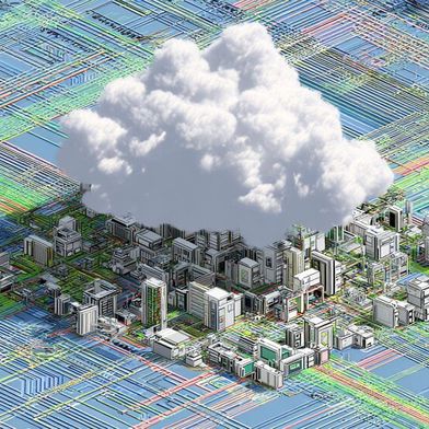 Broadcom beschäftigt sich mit der Cloud der Zukunft. (Bild: Midjourney / KI-generiert)