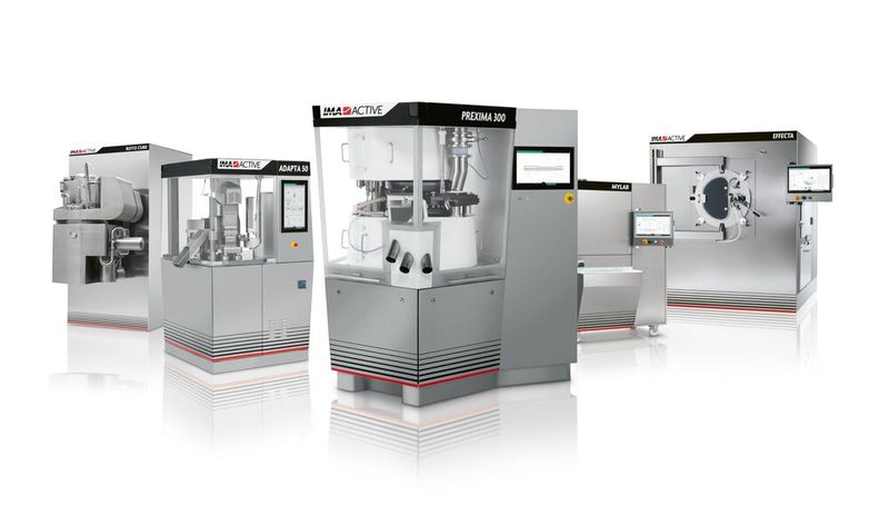 IMA Active machine range (Source: IMA)
