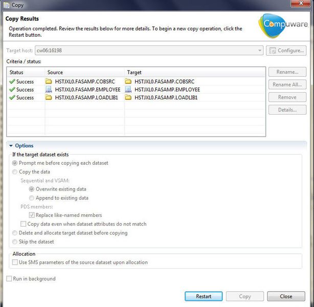 Arbeiten per Copy and Paste - keine Selbstverständlichkeit im Mainframe-Computing. (Bild: Comuware)