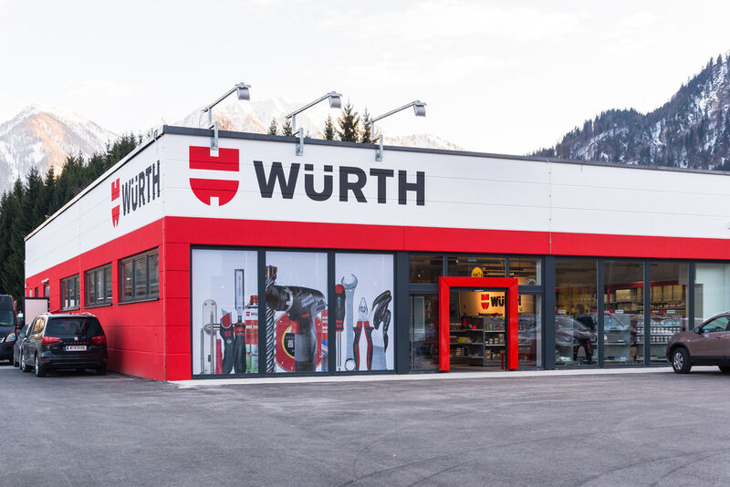 It’s not just Würth that approaches the customers, even the customers come to Würth: In Inzersdorf, Vienna the Austrian subsidiary has opened the first flagship store. (Photo: Würth)